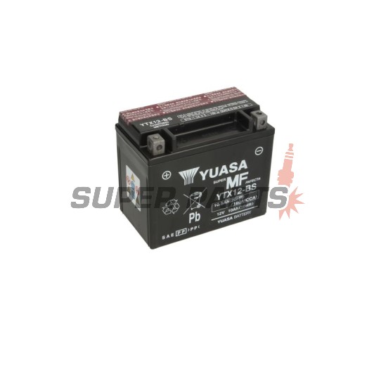 Акумулатор -YUASA- YTX12-BS, 11Ah 12V
