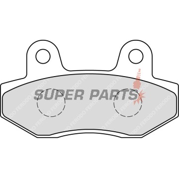 Накладки -FERODO- FDB312P, Honda CH Spacy / MBX 50-125, Hyosung GT / GV Aquila / Karion / XRX 125-650, Kymco Pulsar 125, Peugeot Django / Speedfight IV 50-125 1985-2015