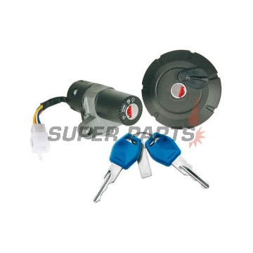 Ключалки комплект с капачка за резервоар -VICMA- Yamaha DT 50R/50X Supermotard, XT 125R/125X 2007-2010