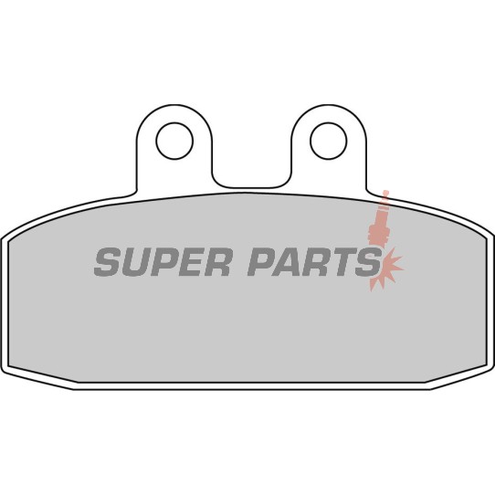 Накладки -FERODO- FDB438P, Aprilia Atlantic/Scarabeo/Sportcity 125-500, Leonardo 250-300, Tuareg 125-600, Cagiva Blues/Mito/Roadster 50-200, Gilera Dakota/ER/XRT 125-600, Honda NSR/CRM/XL 125, Malaguti Spider Max 500, Peugeot Speedake 50, Sachs Roadster/Z