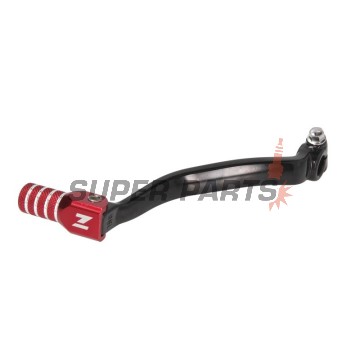 Скоростен лост -ZAP TECHNIX- черен/червен, Kawasaki KX250F 2009-2023