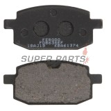 Накладки -FERODO- FDB636EF, Yamaha BW’S / Jog / TZR / Axis, MBK Booster / Target, Peugeot V-Clic, PGO Big Max / Tornado, Malaguti Blog, Italjet Bazooka / Pista 50-160 1988-2010