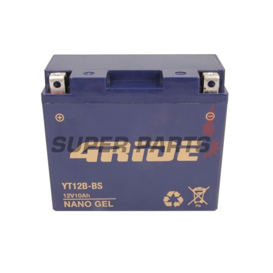 Акумулатор -4 RIDE- YT12B-BS 4RIDE GEL, 10Ah 12V