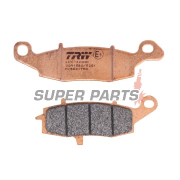 Накладки -TRW- MCB681TRQ, Kawasaki ER-6F/ER-6N, Versys 650, VN/Vulcan, W650/W800, Z750/ZR-7; Suzuki V-Strom, SV650, GS500, Bandit, Intruder/VanVan (1995-2020)