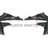 Предни странични пластмаси -POLISPORT- черни, YAMAHA YZ 250/450 2018-2023
