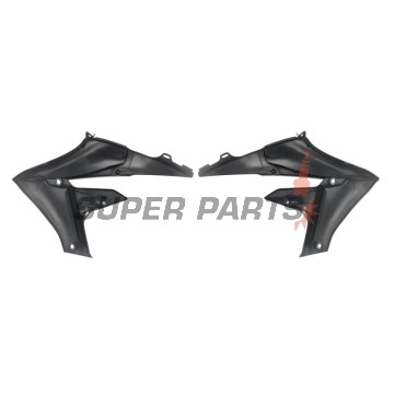 Предни странични пластмаси -POLISPORT- черни, YAMAHA YZ 250/450 2018-2023