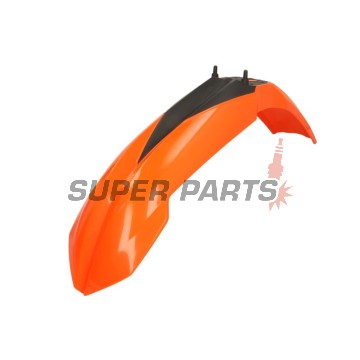 Преден Supermoto калник -POLISPORT- оранжев, KTM SX 85 2013-2017
