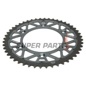 Заден пиньон -JT- JTX210,48GR, 48 зъба, сив, хибриден, Betamotor RR 125 2018-2021, RR 250 2013-2021, RR 400 2013-2016, RR 450 2013-2014, Honda CR 125 1983-2007, CR 250 1984-2008, CR 500 1984-2001, CRF 150 2003-2018, CRF 230 2003-2017