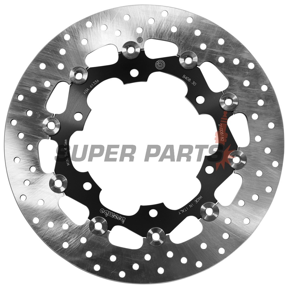 Спирачен диск -BREMBO- 78B40830, Yamaha BT Bulldog 1100, FJR1300, FZS1000 Fazer, TDM900 / ABS, XJ600N, XJR1300 / SP, XV535 Virago & XV1700 Road Star Warrior, XVS1100 Drag Star / Classic, YZF600R Thunder Cat, YZF1000R Thunder Ace, YZF-R1 1000, YZF-R6 6