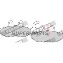 Накладки -FERODO- FDB2186EF, Piaggio Beverly 125-350 (2006-2017), MP3 125-500 (2006-2016), X10 125-500 (2012-2015), X7 125-300 (2007-2014), X8 400 (2006-2008), X9 125-250 (2005-2008)