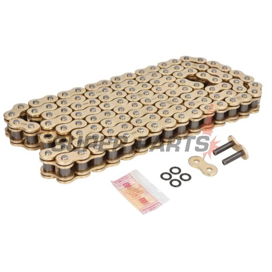 Верига -DID- 530ZVMX2G&G-120, размер 530, 120 звена, двойно усилена, златиста