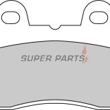 Накладки -FERODO- FDB244P, Honda CB 900/1100, CBR 600F (1987-1990), CX 500/650, VF 500-1000 Interceptor & Magna, VT 500-1100 Shadow, XL 600 Transalp (1980-2000)