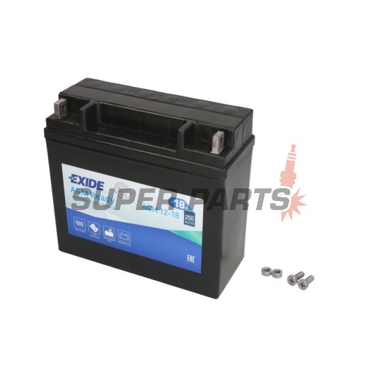 Акумулатор -EXIDE- AGM12-18, 18Ah 12V