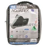 Покривало за мотоциклет -OXFORD- Aquatex, черно/сребристо, XL