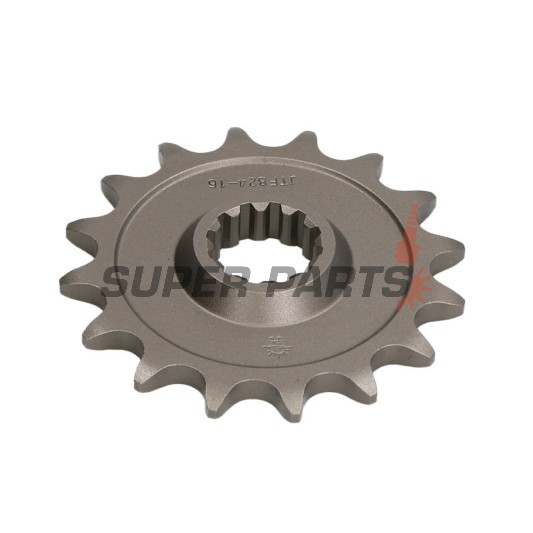 Преден пиньон -JT- JTF824,16, 16 зъба, Husqvarna CR 125/250 2000-2005, SM 450 2005-2010, SM 510 2004-2010, SM 530 2008-2009, SM 570 2001-2004, SM 610 1998-2010, SM 630 2010, SMR 450 2003-2010, SMS 630 2010-2011, TC 250 2002-2008