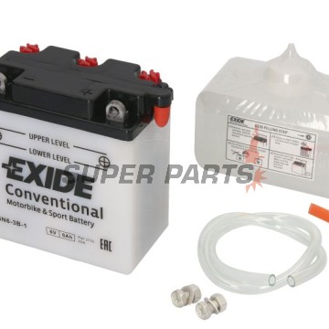 Акумулатор -EXIDE- 6N6-3B-1, 6Ah 6V