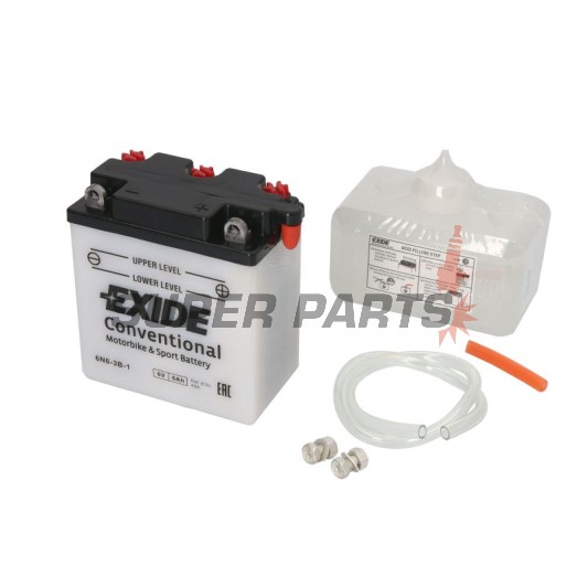 Акумулатор -EXIDE- 6N6-3B-1, 6Ah 6V