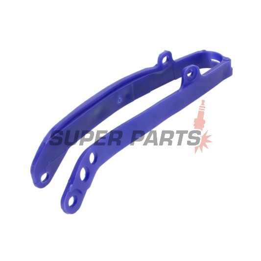 Плъзгач за верига -POLISPORT- син, полиуретан, YAMAHA WR, YZ 125/250/450 2007-2023
