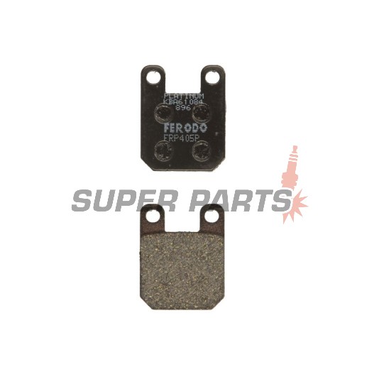Накладки -FERODO- FRP405P, Aprilia RS/SX 50, Climber 280, Beta Alp, RR, REV, Derbi Senda, GPR, Atlantis, Gas Gas Pampera, TXT, Italjet Dragster, Formula, Peugeot Speedfight, Ludix, Vivacity, Rieju MRX, RS-2, Tango, Yamaha DT50R, TZR50