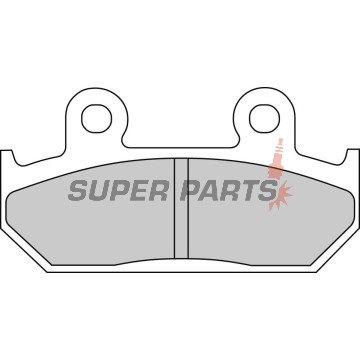 Накладки -FERODO- FDB2113P, Honda CB/CBR/CBX, NSR, VFR, VT Integra, XRV Africa Twin - 250-750cc, 1986-1996
