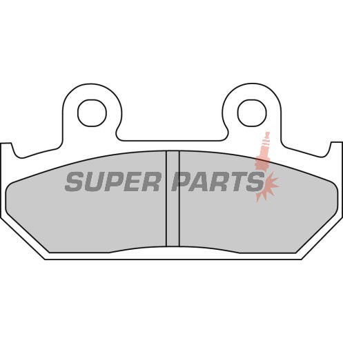 Накладки -FERODO- FDB2113P, Honda CB/CBR/CBX, NSR, VFR, VT Integra, XRV Africa Twin - 250-750cc, 1986-1996