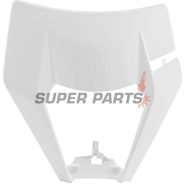 Маска (без фар) -POLISPORT- бяла, KTM EXC, XC-W, XCF-W 125-500 2020-2023
