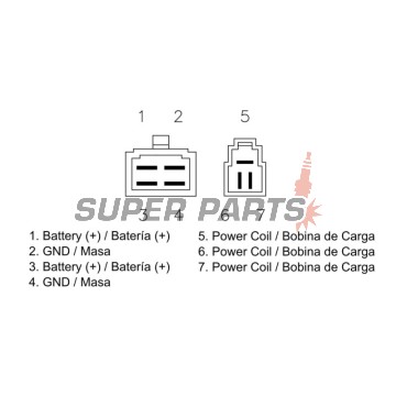 Реле за зареждане -DZE- реле-регулатор, 12V, 35A, HONDA VFR 800 1998-1999