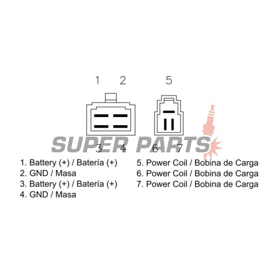Реле за зареждане -DZE- реле-регулатор, 12V, 35A, HONDA VFR 800 1998-1999