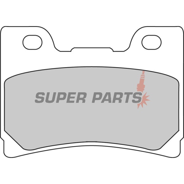 Накладки -FERODO- FDB637P, Cagiva Elefant 900ie Lucky Explorer/GT (1990-1992), Yamaha FZR600/1000 Genesis Exup (1991-1995)