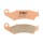 Накладки -TRW- MCB574SI, Honda NX125 Transcity, NX250, XL250R Baja, XLR125R, XR250R/600R, Kawasaki KX125