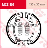 Накладки (челюст) -TRW- MCS805, 130x30mm, Honda CA 125 Rebel (1995-2000), CMX 250C Rebel (1997-2000), VT 125 Shadow (1999-2005), XL 500/600R, Transalp, Paris Dakar (1979-1990), XR 500/600R (1981-1987)