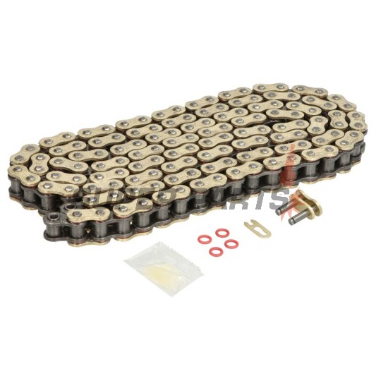 Верига -JT- JTC428HROGB134SL, размер 428, 134 звена, O-Ring усилена, златна/черна