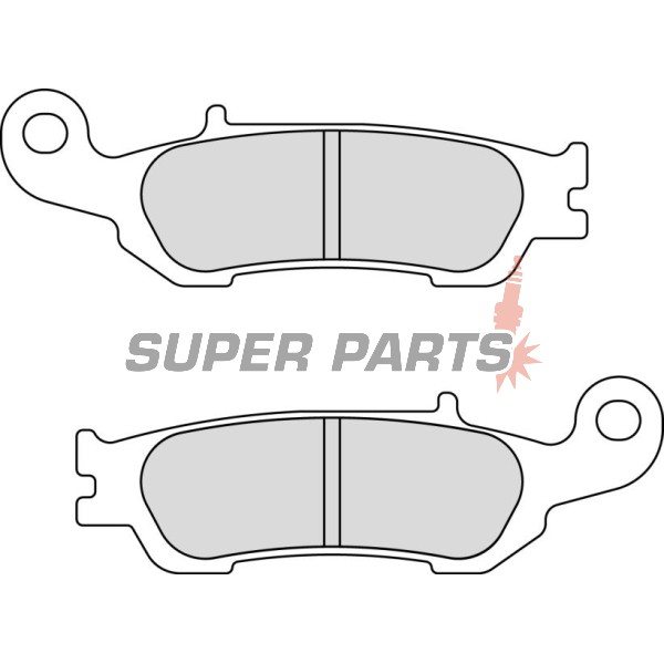Накладки -FERODO- FDB2219SG, Yamaha WR 250F/450F (2015-2020), YZ 125/250/250F/450F/FX/X (2007-2020)
