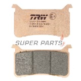 Накладки -TRW- MCB893SV, Honda CB 650R/1000R/1100 EX/RS Neo Sports Cafe, CBR 600RR/650R/1000RR Fireblade, CMX 1100 Rebel, VFR 800F/Crossrunner - 600/650/800/1000/1100cc, 2017-2025