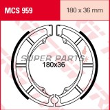 Накладки (челюст) -TRW- MCS959, 180x36mm, Suzuki LT-A/LT-F KingQuad 400 4x2-4x4 + M800 Marauder / VL800 Volusia-Intruder-C50-C800 / VS600-800 Intruder / VZ800 Marauder-M800 Intruder (1986-2016)
