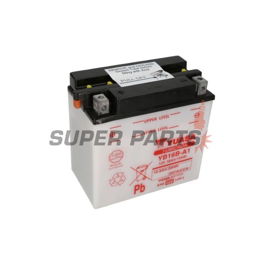 Акумулатор -YUASA- YB16B-A1, 17Ah 12V