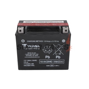 Акумулатор -YUASA- YTX20HL-BS-PW, 19Ah 12V
