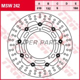 Спирачен диск -TRW- MSW242, 310mm, Yamaha FZ8/Fazer 800, XT1200Z Super Tenere/Worldcrosser, YZF-R1 1000, YZF-R6 600 (2004-2019)
