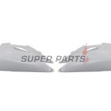 Задни странични пластмаси -POLISPORT- бели, HONDA CRF 250/450 2009-2010