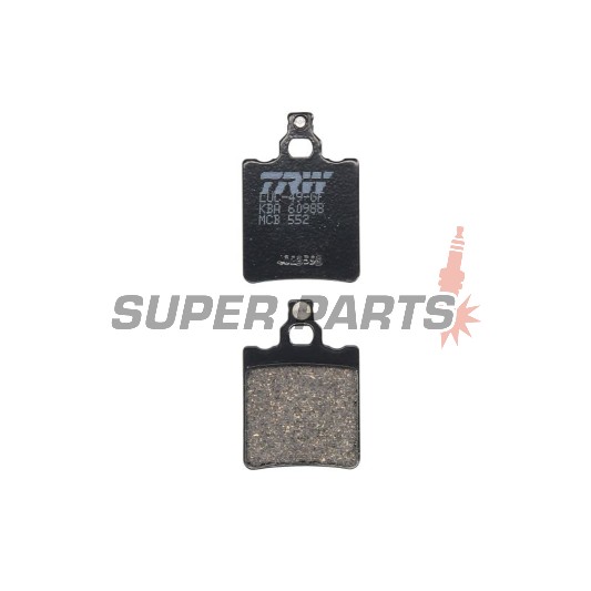 Накладки -TRW- MCB552, Aprilia AF1/RS/Tuono 50, Climber 240, Cagiva Aletta/Elefant/W8 50-200, Derbi GPR 50-75, Fantic 50-125, Garelli GTA 125, KTM SX 60-65, Laverda/HRD/Malanca 125