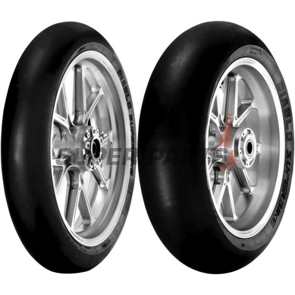 Предна състезателна гума -PIRELLI MOTOR- 125/70R17, DIABLO SUPERBIKE SC2