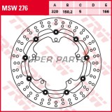 Спирачен диск -TRW- MSW276р 320mm, Triumph Speed Triple 1050 (2008-2017), Sprint GT 1050 (2010-2012), Tiger 1050/1050SE (2011-2012), Trophy 1200 (2013-2016)