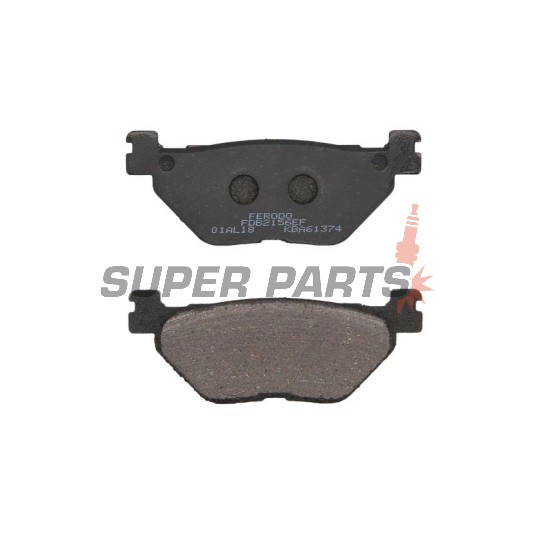 Накладки -FERODO- FDB2156EF, Yamaha FJR 1300 / 1300A ABS, TDM 900 / 900A ABS 2002-2012