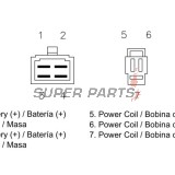 Реле за зареждане -DZE- реле-регулатор, 12V, 25A, HONDA VT 600 1988-2007