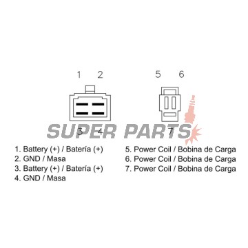 Реле за зареждане -DZE- реле-регулатор, 12V, 25A, HONDA VT 600 1988-2007