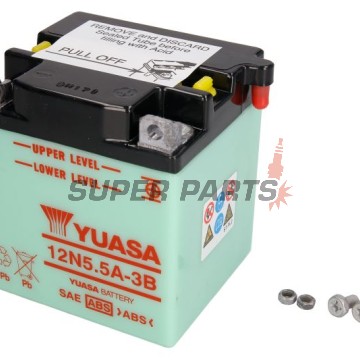 Акумулатор -YUASA- 12N5.5A-3B, 6Ah 12V