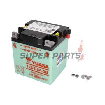 Акумулатор -YUASA- 12N5.5A-3B, 6Ah 12V