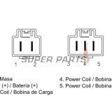 Реле за зареждане -DZE- реле-регулатор, 12V, 50A, HONDA VT 400/750 2009-2018