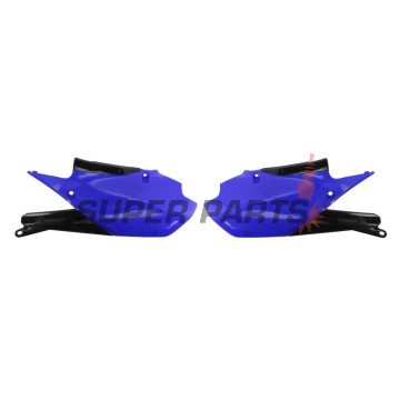 Задни странични пластмаси -POLISPORT- черно/синьо, YAMAHA YZ 250 2019-2023