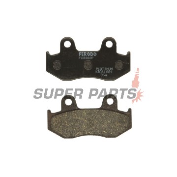 Накладки -FERODO- FDB382P, Honda ATC250R/350X, CH250 Spacy/Elite, CN250 Helix, CR50R/125R/250, FTR250, Lead100, MTX125, NES125/150, RX250RE, SCV100 Lead, SH125/150, TRX250R, XL250R/350R/600R, XLR250R, XR250R/350R/500R/600R, Peugeot Elyseo 125